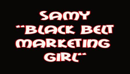 Samy "black belt marketing girl"
