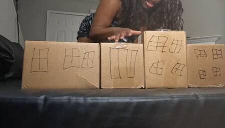 Giantess Plays with tiny human City