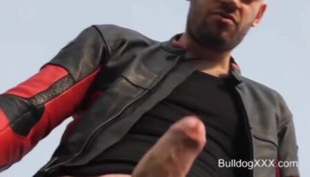 BullDogXXX - Leather Handjob