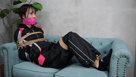 CDNY1 Cute Japanese CD Nanami Bound and Gagged in Windbreaker Part1 (Faster Download)