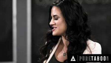 PURE TABOO Virgin Cheerleader Sophia Burns Lets Her Teacher's Stepson Assfuck Her For An A