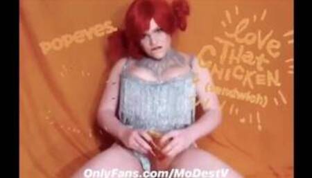 Fucking a Popeyes chicken sandwich