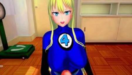 Invisible Woman 3D Hentai POV