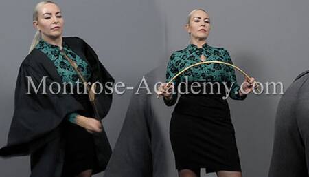 Caned for Truancy by Miss Wood