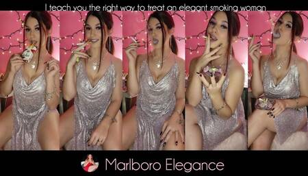 Marlboro Elegance - I show you the right way to treat a classy smoking lady