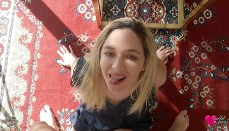 sucking until swallow