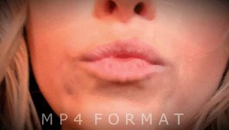 Red Lipstick Makeup Lip Sniff (HD) MP4