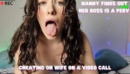 Nanny Gives Her Boss a JOI
