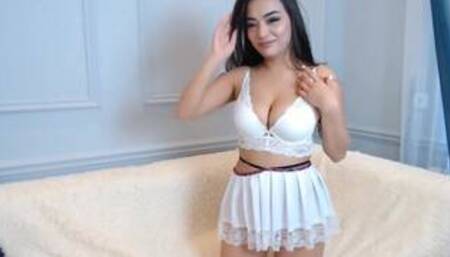 big boobs japanese babes in white costume