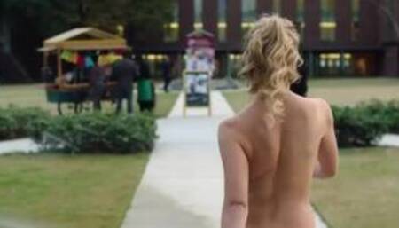 ENF Woman Goes Streaking on a College Campus Happy Death Day