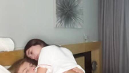 Petite Goddess Fucks Buff Stud