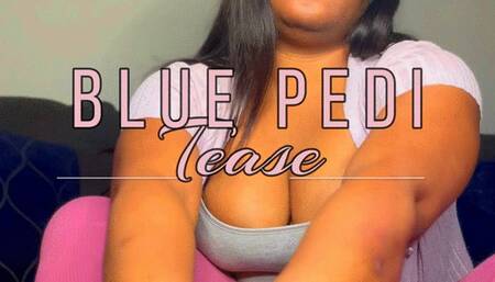 Baby Blue Pedi Tease