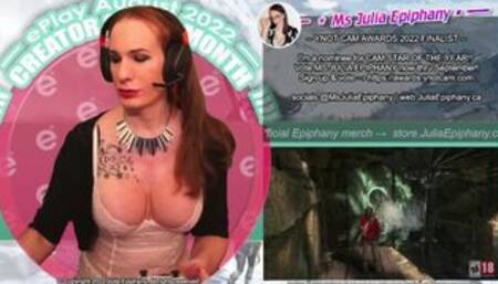 Excerpt from my August 27th livestream playing Tomb Raider!