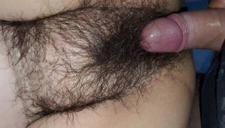 Mommy fucked hairy pussy