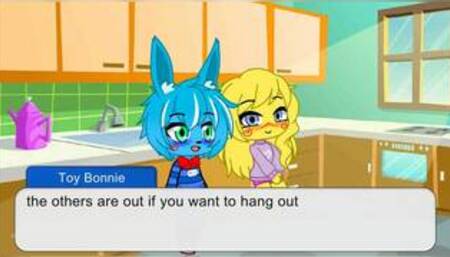 Toy Bonnie and Toy Chica have some fun