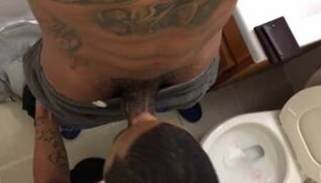 Giving head In the bathroom