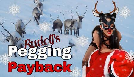 Rudolph Pegs Santa Pegging Payback Femdom Miss Raven Training Zero Huge Strap On Big Strapon Christmas Xmas