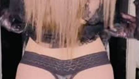 Smoking 120s in Lace Lingerie