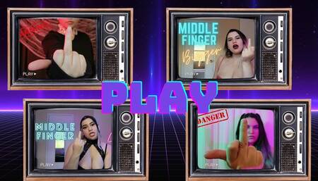 Top 4 Flip Off Fuck You Compilation (720)