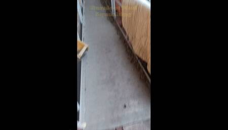 Bbw goes barefoot Mud Squashing Pov