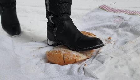 Bread Walkover in Flat Leather Boots