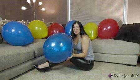 Blue Crystal Balloon Blow2Pop - Kylie Jacobs - MP4 480p SD