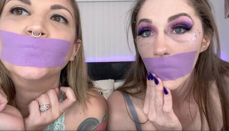 AYLA & TERRA TAPE GAG TRY ON 1080p