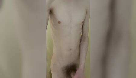 Gay skinny hairy nude masturbation