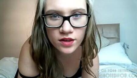 Jerk-off Instructions By College Blonde