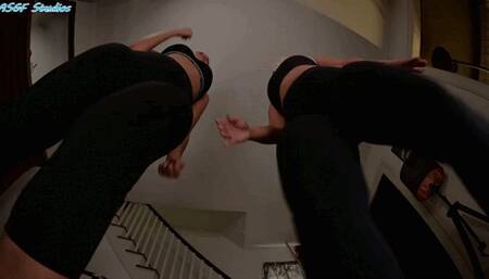 Calisa Bliss and Sahrye ready with your morning pump!  - MOV