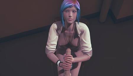 Chloe Price jerking your cock POV