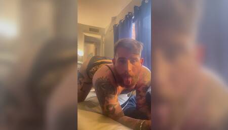 Bent over begging for cock in my nightgown