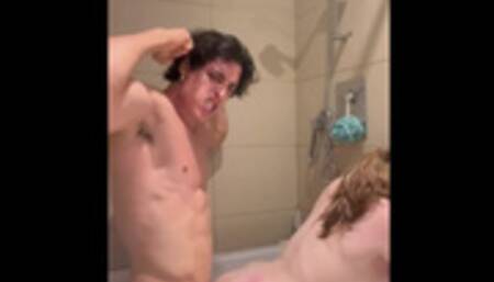 Ginger milf getting fucked by a crazy mf