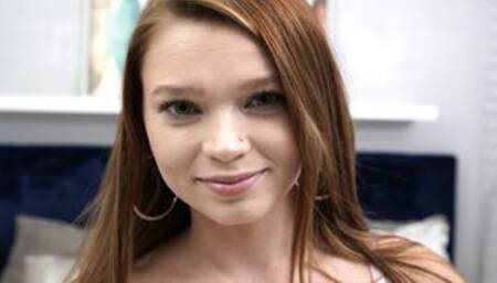 Super cute teen amateur model casting