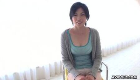 Japanese model, Saki Aoyama is making porn, uncensored