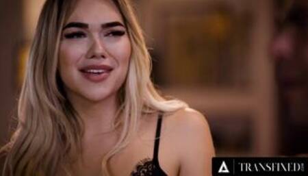 TRANSFIXED - Trans Stepdaughter Knows Her Stepdad Desperately Wants Her Cock