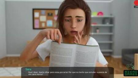 [Gameplay] Milfy City ep 25 Sara pega fazendo Show na WebCam