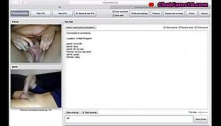 small cumshot on chatroulette