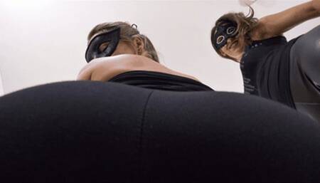 Suffer under 2 breathtaking asses (small version)