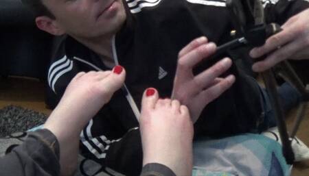 worship Sarah's feet part 3