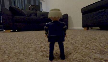 Giant Having Fun with Little Before Eating Him Whole!