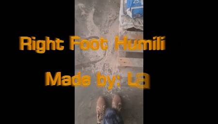 Right Foot Humiliation !!!