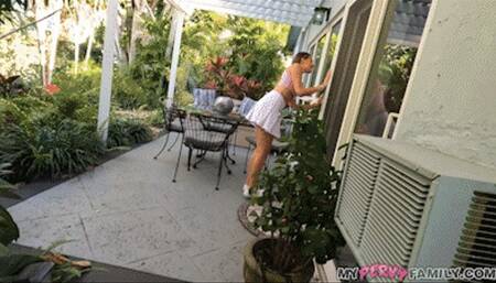 Trespassing & Skinny Dippin' Sex with Stepsis - MP4 SD