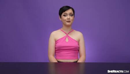 Flirtatious belle's solo jerk clip