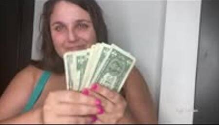 Turning money into gummy bears and eating them!