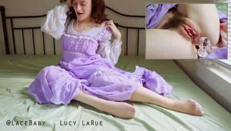 70s Dress Stockings and Bush Closeup Orgasm