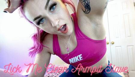 Lick Me Clean Armpit Slave