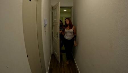 Foot double domination, part 1, by Manuela Albertine, Qween and Fabian, (cam by Victor) FULL HD