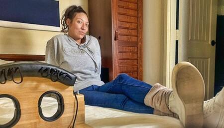 Goddess Cleo Toe-Tied and Tickled