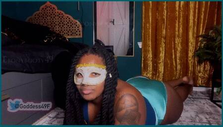 Letting it RIP on Stuffed toy in satin panties - eb49